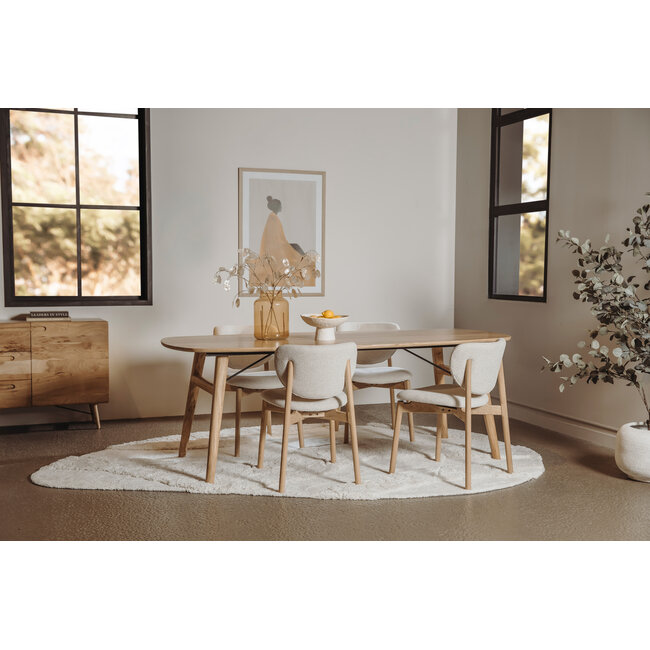 Tower Living Pimonte Stoel  - fabric Sahara 102 ivory