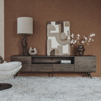 Tower Living Aura TV-meubel espresso 210 cm