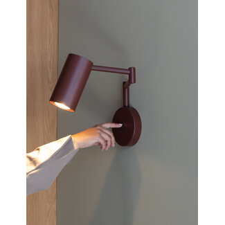 it's about RoMi Wandlamp Bilbao burgundy
