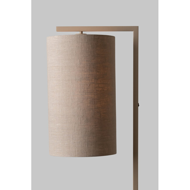 it's about RoMi Vloerlamp Boston zand/kap 2545 linnen donker
