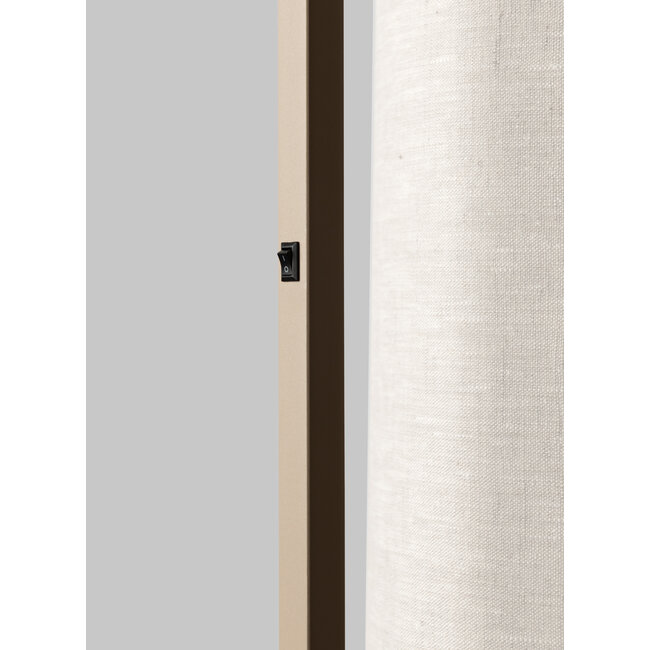 it's about RoMi Vloerlamp Boston zand/kap 2545 wit