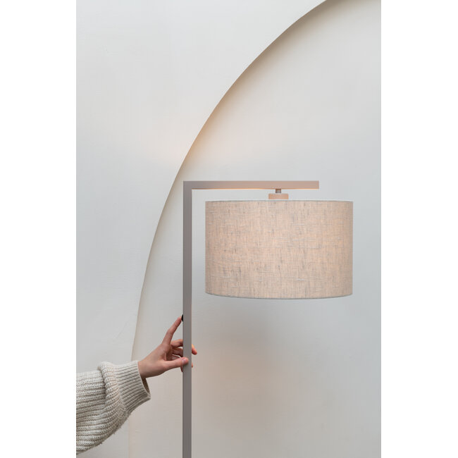 it's about RoMi Vloerlamp Boston zand/kap 3220 linnen donker