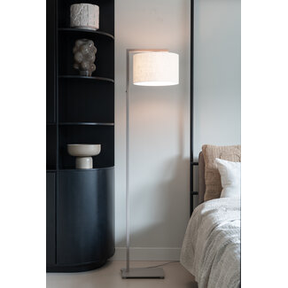 it's about RoMi Vloerlamp Boston zand/kap 3220 wit