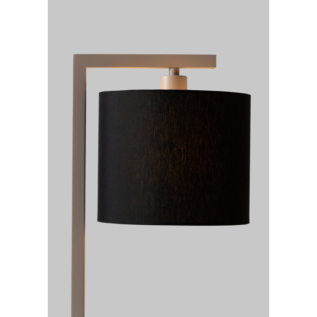 it's about RoMi Tafellamp Boston zand/kap 1815 zwart