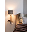 it's about RoMi Wandlamp Florence+leeslamp zand/kap 1815 zwart