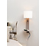 it's about RoMi Wandlamp Florence+leeslamp zand/kap 1815 wit