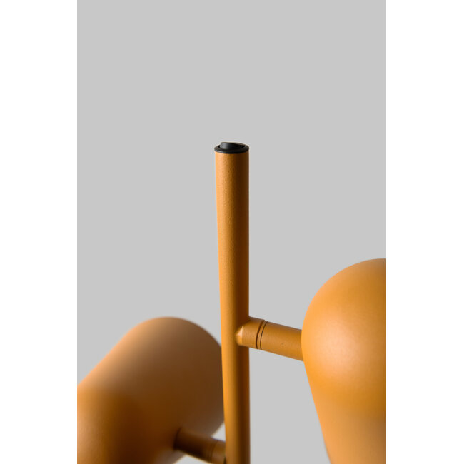 it's about RoMi Vloerlamp Salamanca 2-kap mosterd