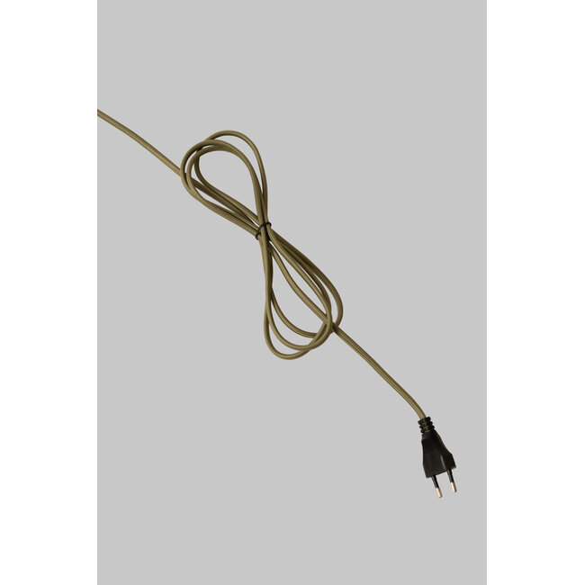 it's about RoMi Vloerlamp Salamanca 2-kap olijfgroen