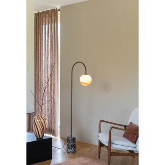it's about RoMi Vloerlamp Tivoli bruin