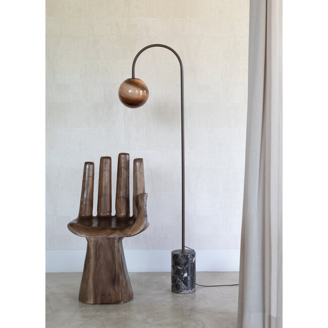 it's about RoMi Vloerlamp Tivoli bruin