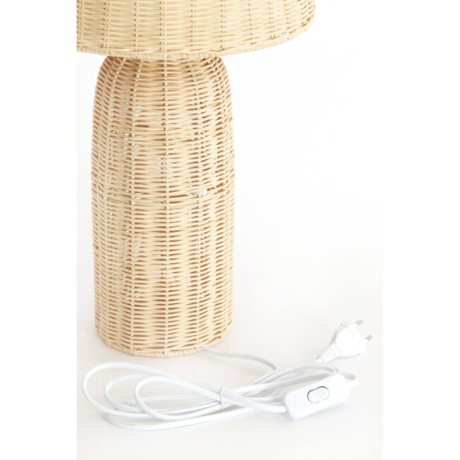 Light en Living Tafellamp Ø28,5x60 cm MANDOR rotan naturel