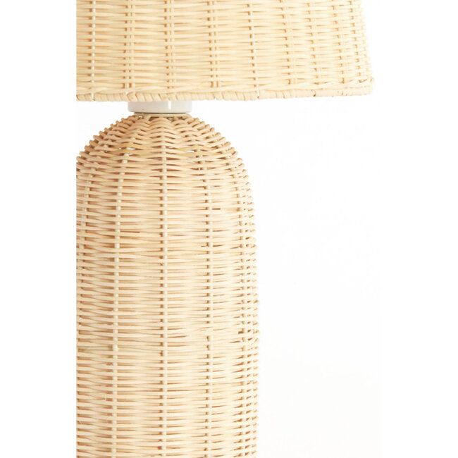 Light en Living Tafellamp Ø28,5x60 cm MANDOR rotan naturel