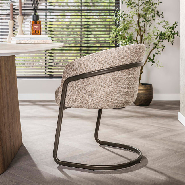 WoonStijl Armstoel Sway Hoven Zand