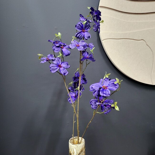 Countryfield Kunstbloem Cornus paars - 44 x 10 x 128 cm