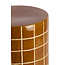 Light en Living Bijzettafel Ø33x44 cm MAUCHO keramiek cognac+crème