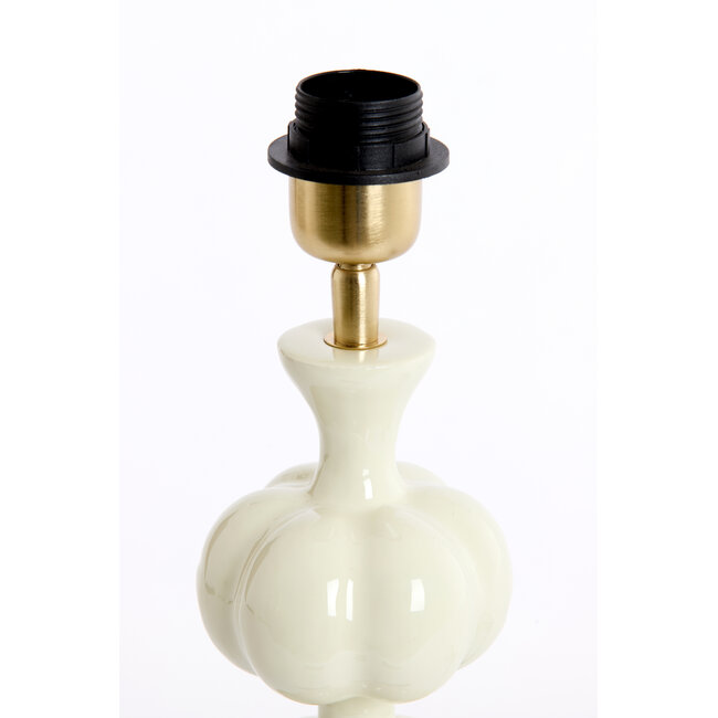 Light en Living Lampvoet Ø10x29 cm CALDAS glans crème