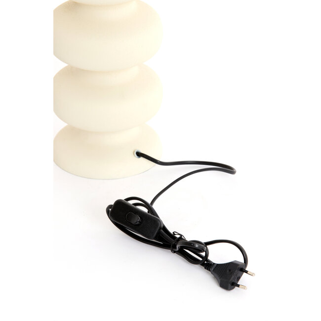 Light en Living Lampvoet Ø15x42 cm SOROCA mat crème