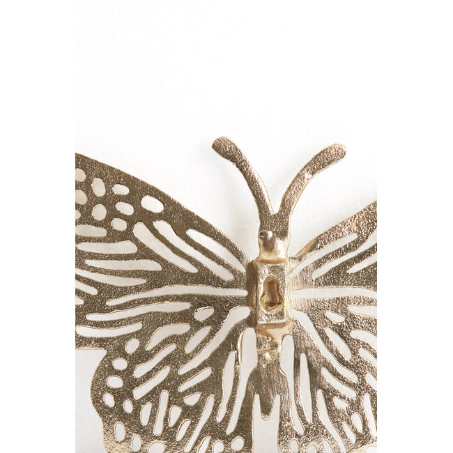 Light en Living Ornament BUTTERFLY set van 3 glanzend goud