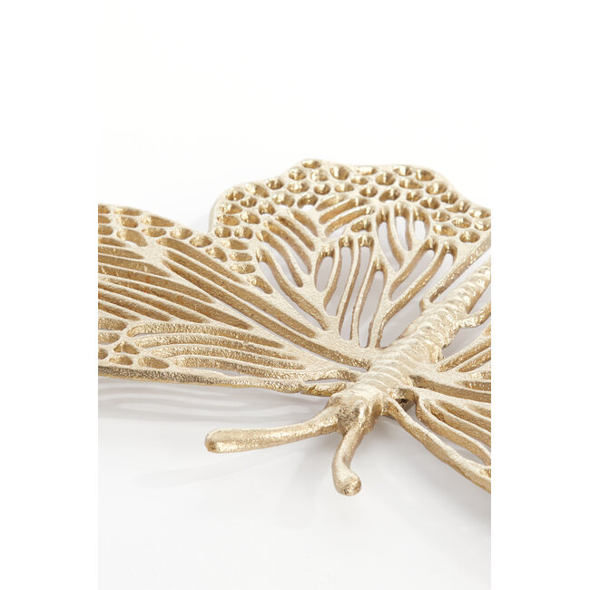 Light en Living Ornament BUTTERFLY set van 3 glanzend goud