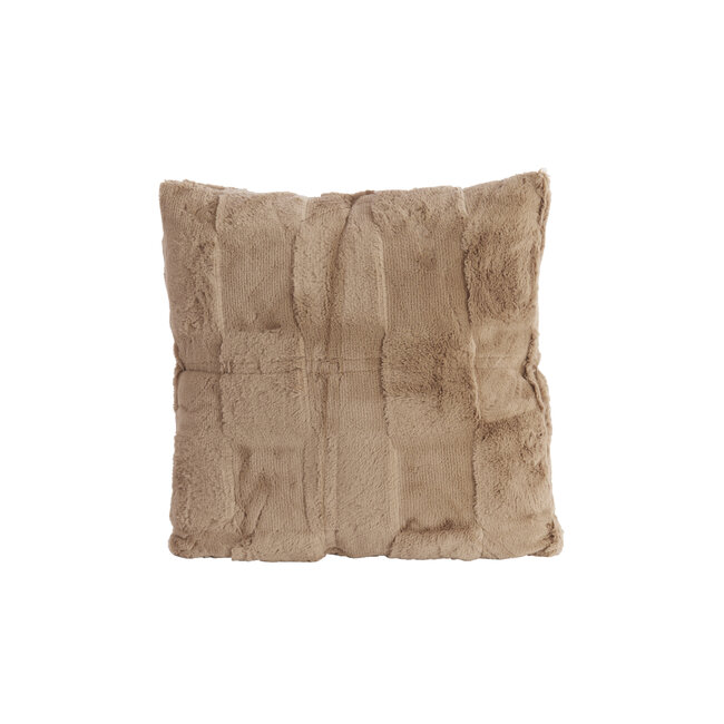 Light en Living Kussen  45x45 cm COMBARRO lichtbruin