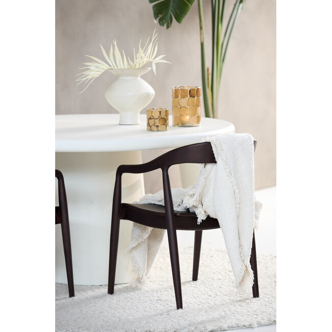 Light en Living Theelicht Ø10x11 cm DRONERO glas transparant+bruin