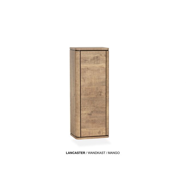 WoonMax Wandkast Lancaster 1 deur - leverbaar in 7 kleuren
