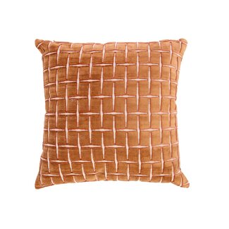 Light en Living Kussen 45x45 cm ROMAIN oranje-wit