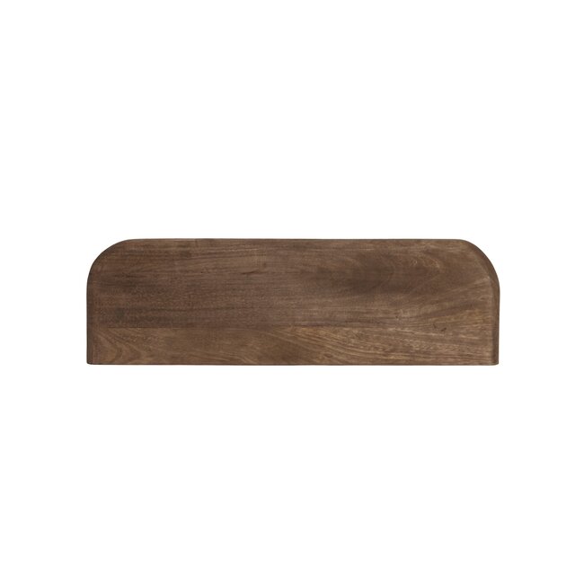Light en Living Wandplank 50x15x3 cm TARONTU mat grijs/bruin
