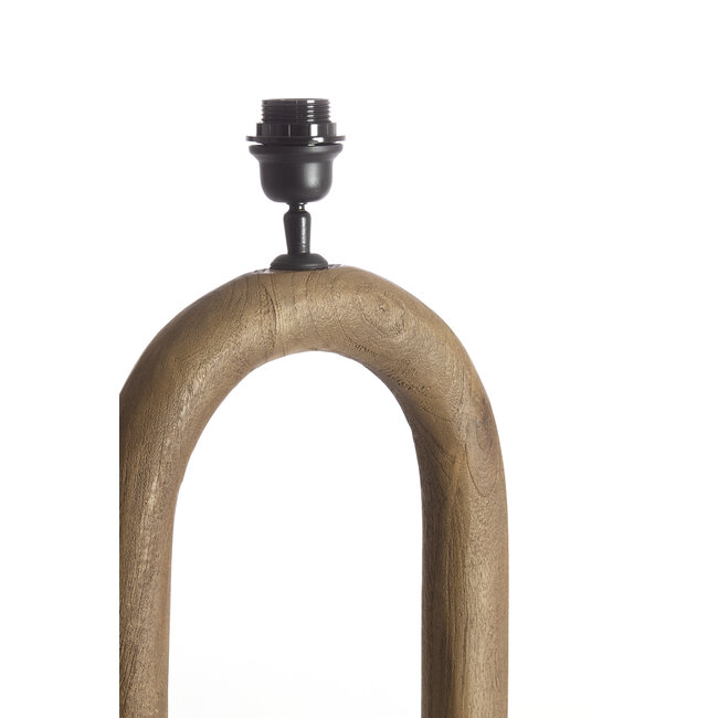 Light en Living Lampvoet 35x12x59 cm PACECO hout grijs-donker bruin