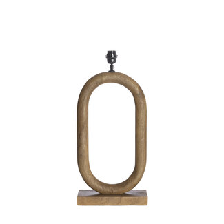 Light en Living Lampvoet 35x12x59 cm PACECO hout grijs-donker bruin