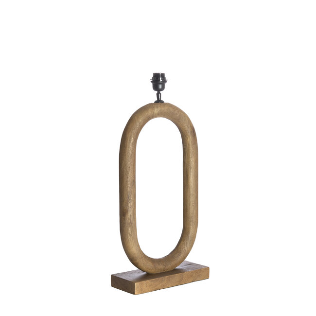 Light en Living Lampvoet 35x12x59 cm PACECO hout grijs-donker bruin