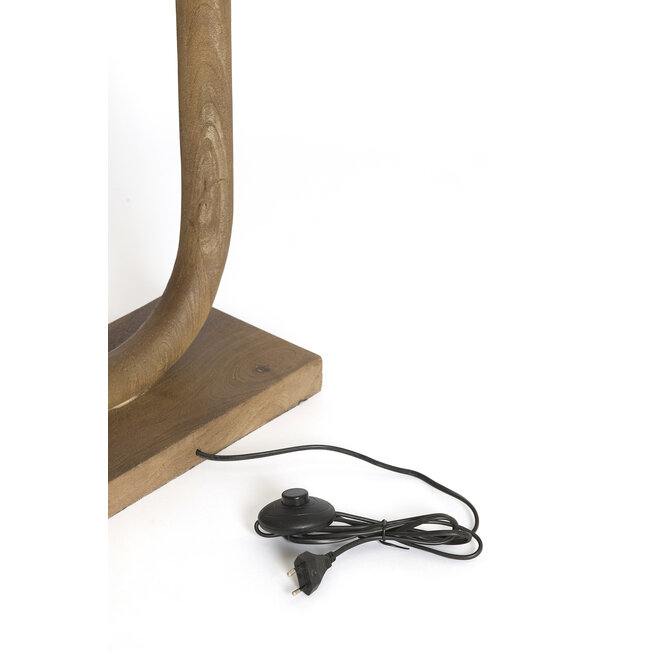 Light en Living Lampvoet 20x12x44 cm PACECO hout grijs-donker bruin