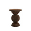 Light en Living Bijzettafel Ø40x50 cm MIRTO hout mat donker bruin