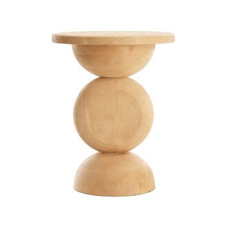 Light en Living Bijzettafel Ø40x50 cm MIRTO hout mat naturel