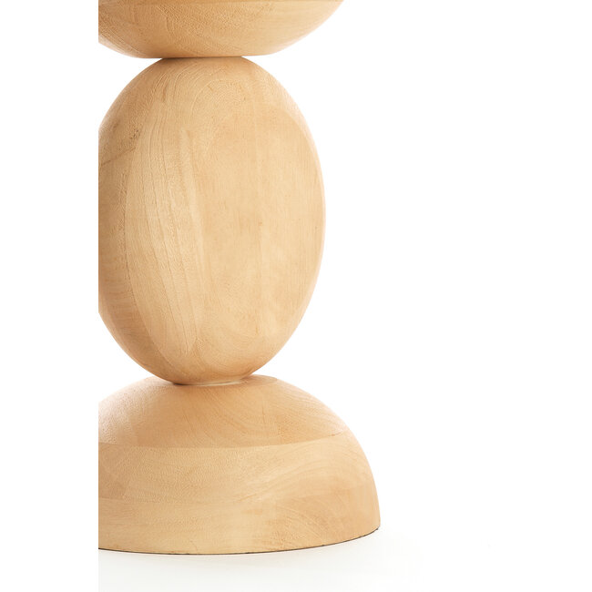 Light en Living Bijzettafel Ø40x50 cm MIRTO hout mat naturel