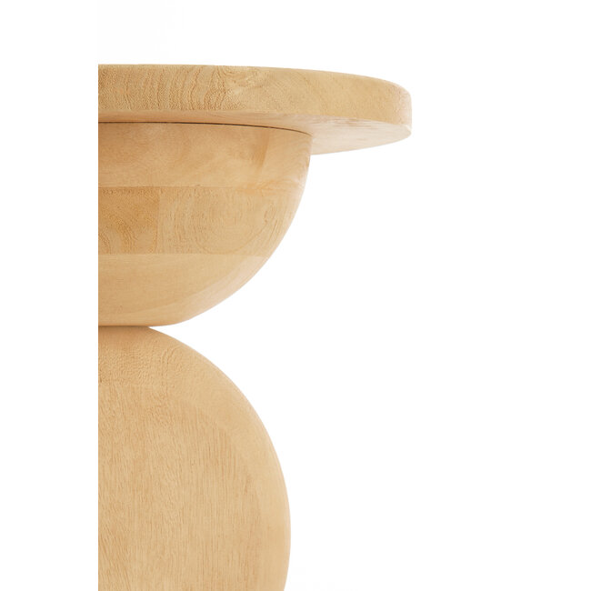 Light en Living Bijzettafel Ø40x50 cm MIRTO hout mat naturel
