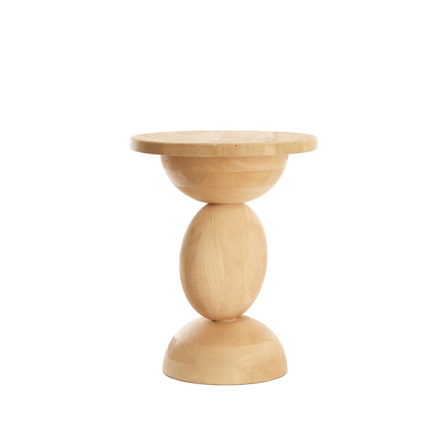 Light en Living Bijzettafel Ø40x50 cm MIRTO hout mat naturel