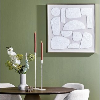 Light en Living Wandornament 80x3,5x80 cm NIEVES zand+crème