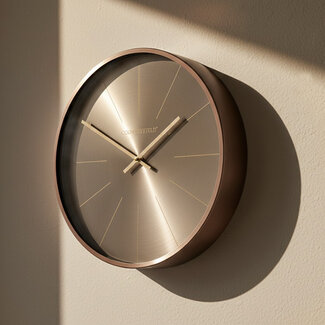 Countryfield Wandklok Copper L brons Ø 50,5 cm