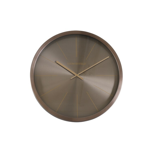 Countryfield Wandklok Copper L brons Ø 50,5 cm