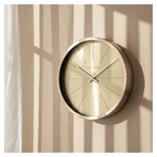 Countryfield Wandklok Copper M goud Ø 40 cm