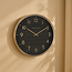 Countryfield Wandklok Copper L zwart goud Ø 50 cm