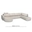 WoonMax Bank Moraira - Racer Linnen - 2 zits arm links -  chaise 90 cm rechts