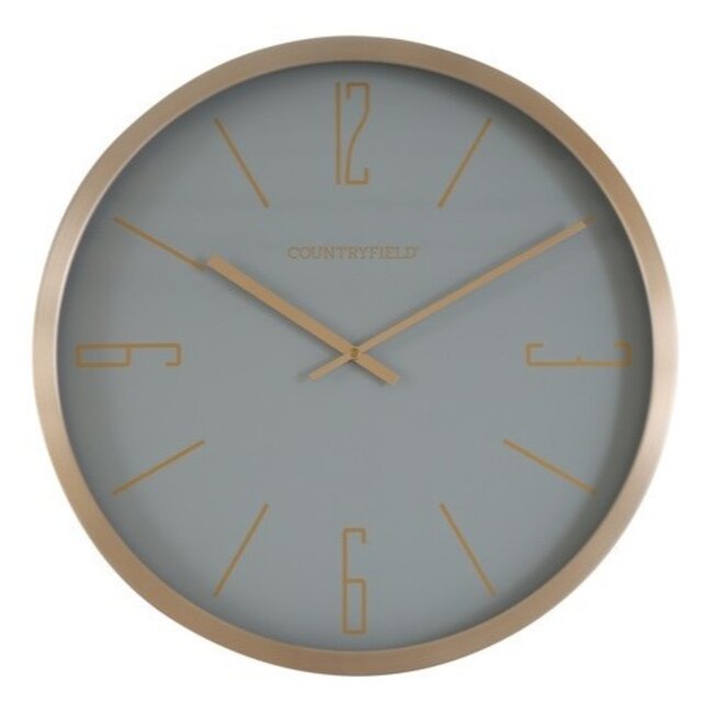 Countryfield Wandklok Copper L goud / taupe Ø 50 cm
