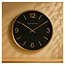 Countryfield Wandklok Copper L zwart / goud Ø 50 cm