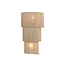 Light en Living Wandlamp 2L 33x14x55 cm MALAIKA taupe