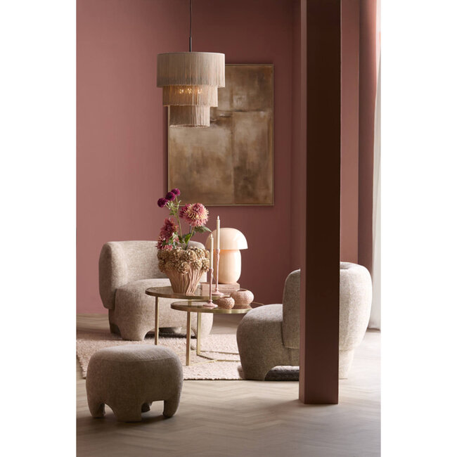 Light en Living Hanglamp 3L Ø45x50 cm MALAIKA taupe