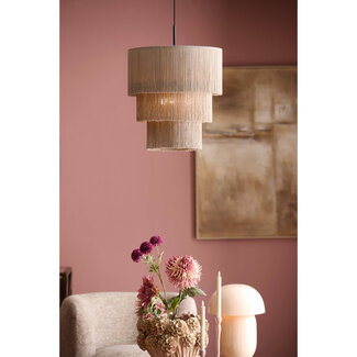 Light en Living Hanglamp 3L Ø45x50 cm MALAIKA taupe
