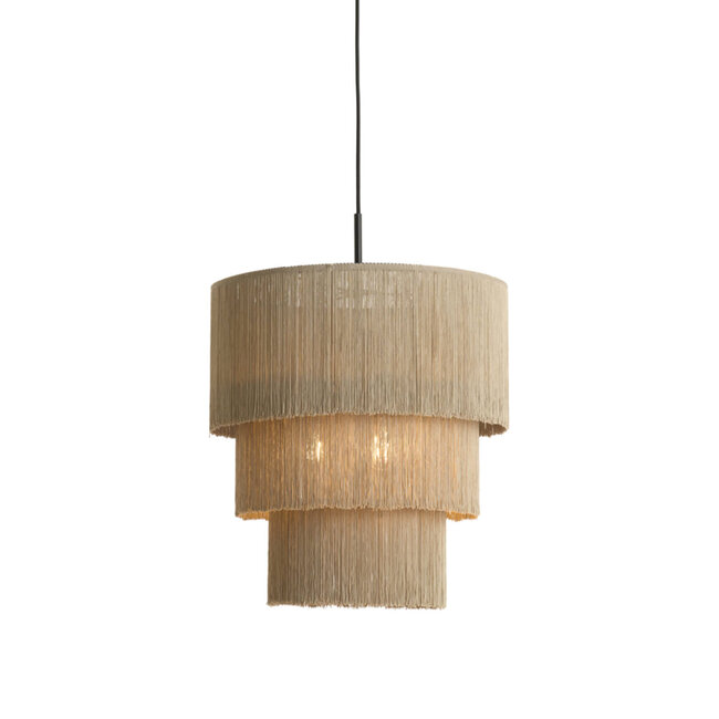 Light en Living Hanglamp 3L Ø45x50 cm MALAIKA taupe