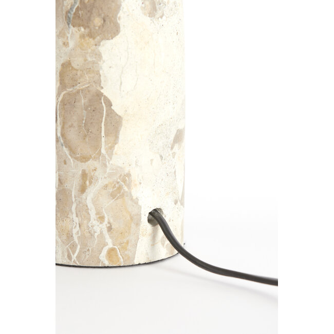 Light en Living Lampvoet Ø9x28 cm MALIKI marmer zand